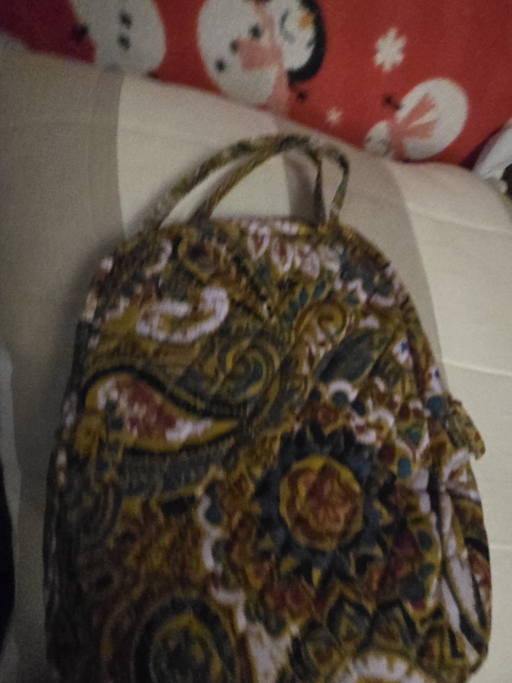 Vera Bradley Buta Spray Paisley Lunch Snack Bag Excellent Condition